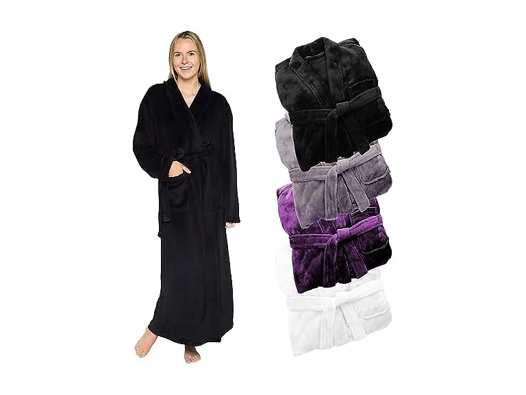 Women's Plush Fleece Bath Robe