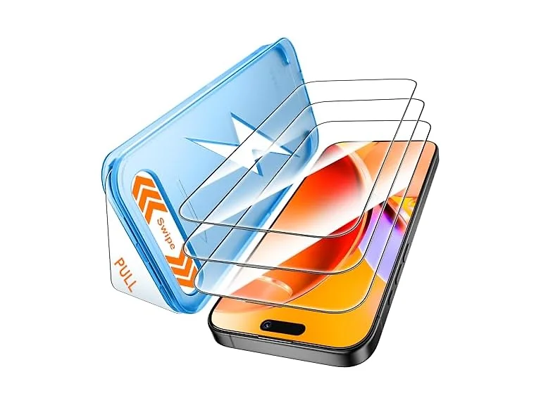 Mkeke for iPhone 16 Pro Max Screen Protector 3 Pack
