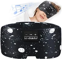 Sleep Mask With Bluetooth Headphones