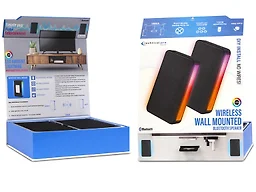 Technical Pro TPROE-WALL720B Wall Mount BT Speaker 2 Pack B