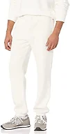 Amazon Essentials Men's Fleece Sweatpants, Closed Bottom, Off-white, Medium