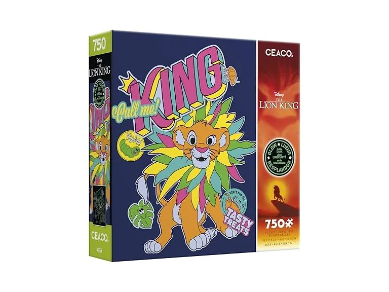 CEACO Disney The Lion King Glow in the Dark, 750 Piece Puzzle