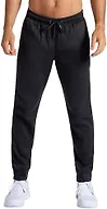 HEAD Men’s Zone Jogger, Relaxed Fit, Heavyweight Fleece Material, Black, Small
