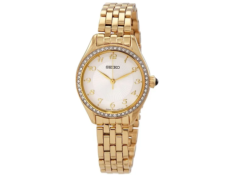 Seiko Essentials Quartz Silver Dial Ladies Watch