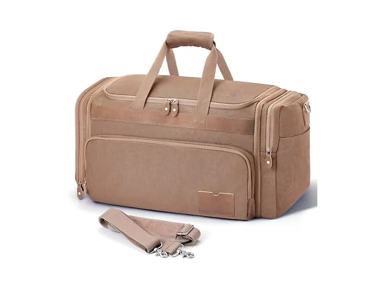 SHOWKOO Khaki 60L Duffle Bag