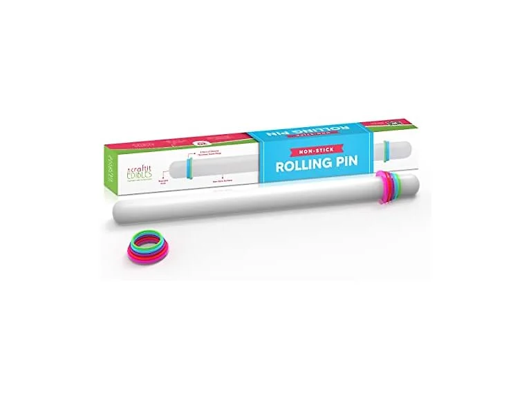 Rolling Pin w/ Thickness Rings 20