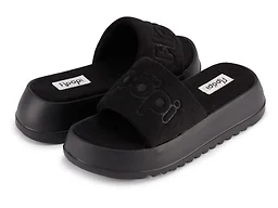 Floopi FLOOPI-549-BLK-10 10 Floopi Womens Terry Wedge S