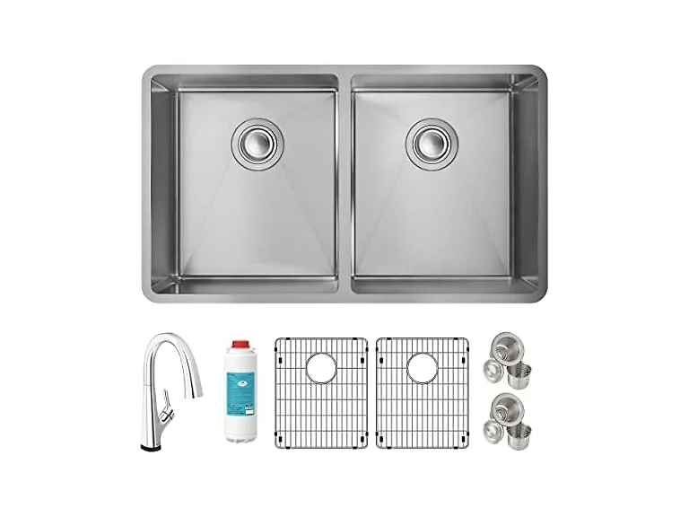 Elkay Crosstown 18 Gauge SS 31" Sink Kit w Filtered Faucet
