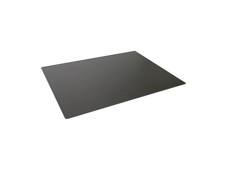 Durable Contoured Edge Black Desk Pad 26" x 19"