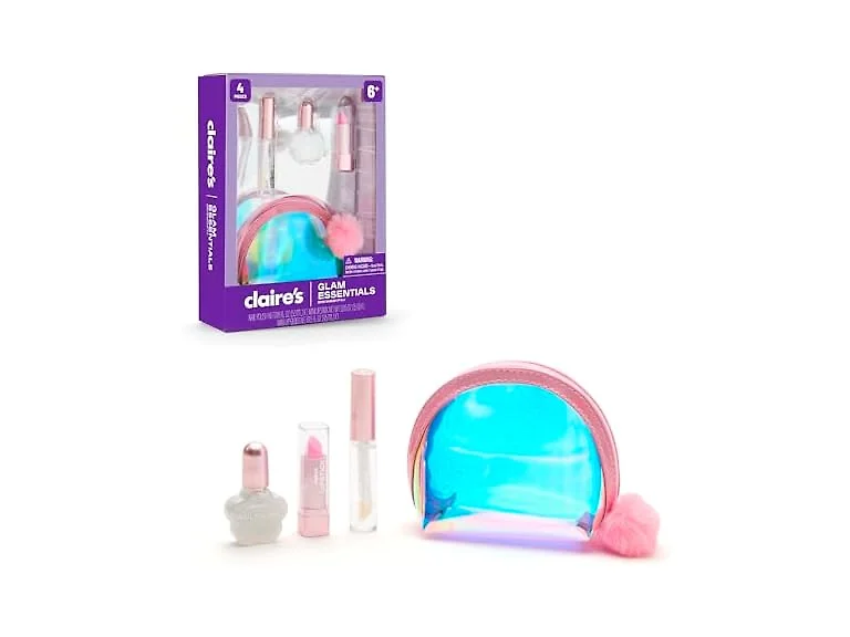 Claire s Glam Essentials Kids Makeup Kit 4 Piece