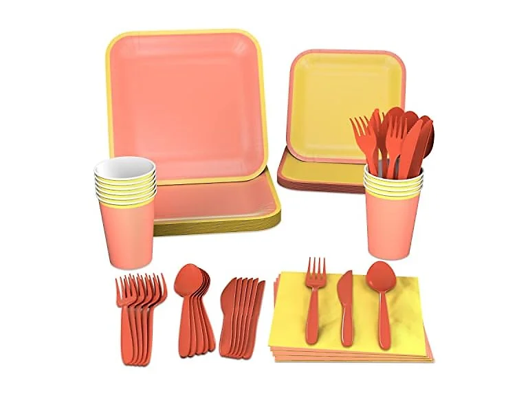 Crayola Yellow Orange Party Supplies