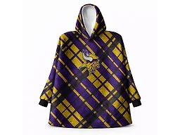 Pegasus FWD-PEG-NFL-6V09 NFL Team Cozy Sherpa Hoodie - OSFM Minnesota Vikings 