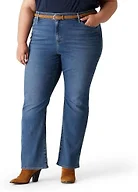 Levi Strauss Signature Gold Women's Modern Bootcut Jeans Mid-Rise Stretch Denim (Available in Plus), Faded Memory, 16 Plus