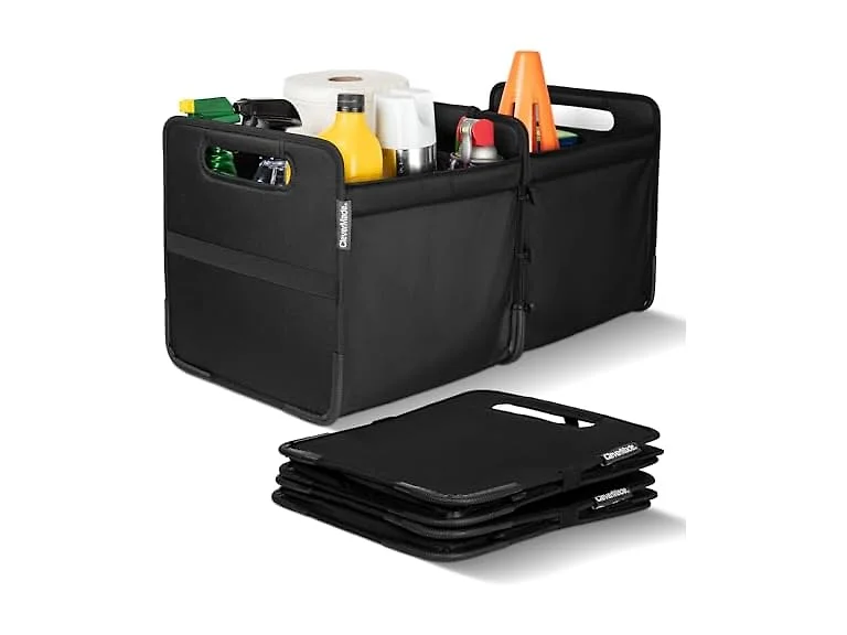 CleverMade Double Trunk Caddy 46L – Collapsible Organizer