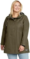 Eddie Bauer Women's Charly Waterproof Rain Parka, Slate Green, Small