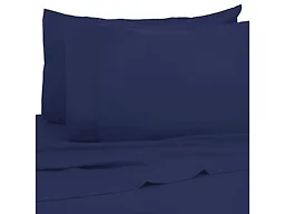 Bibb Home Dorm Room 200 Thread Count Cotton Rich 3 Piece Sheet Set