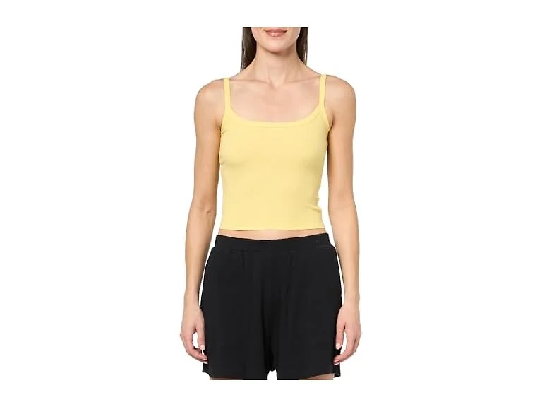 Florence By Mills Women Sunburst Ribbed Crop Top
