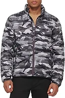 Tommy Hilfiger Men's Ultra Loft Lightweight Packable Puffer Jacket (Standard and Big & Tall), Grey Camo, 4X-Large