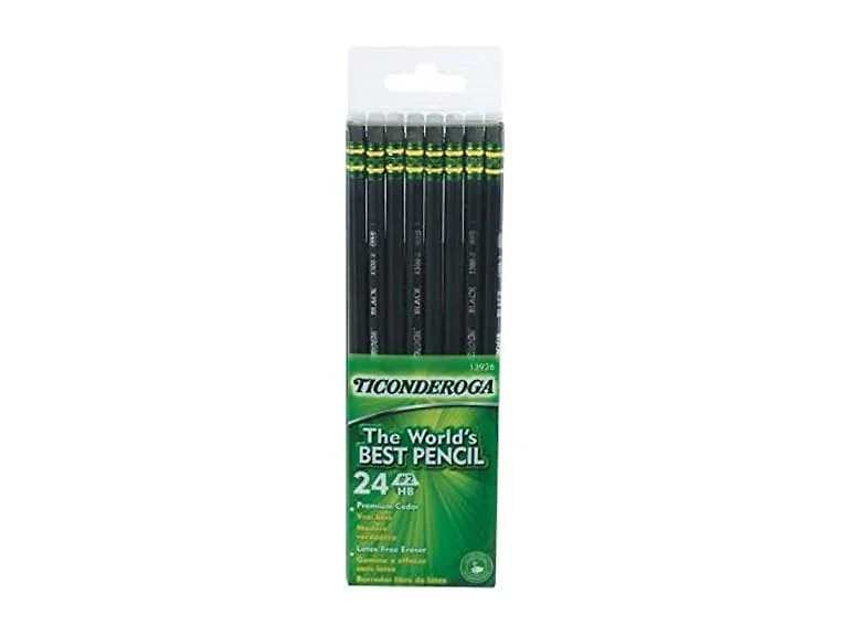 Dixon Ticonderoga Ticonderoga No. 2 Soft Pencils, 24 Count