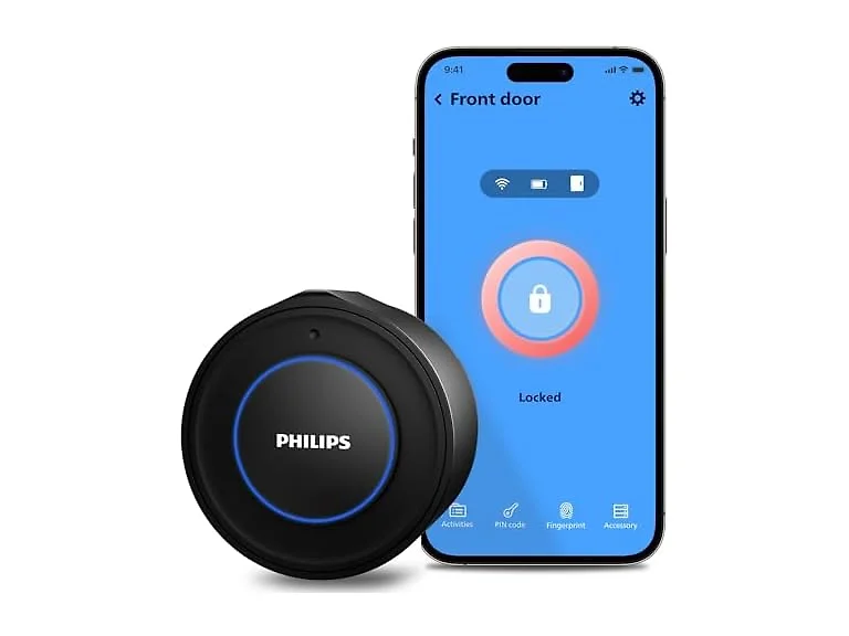 Philips DDL230X-10HW Retrofit Smart Lock Black