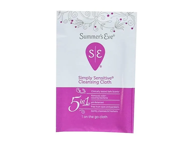 Summers Eve Sensitive Cloths 5Ct