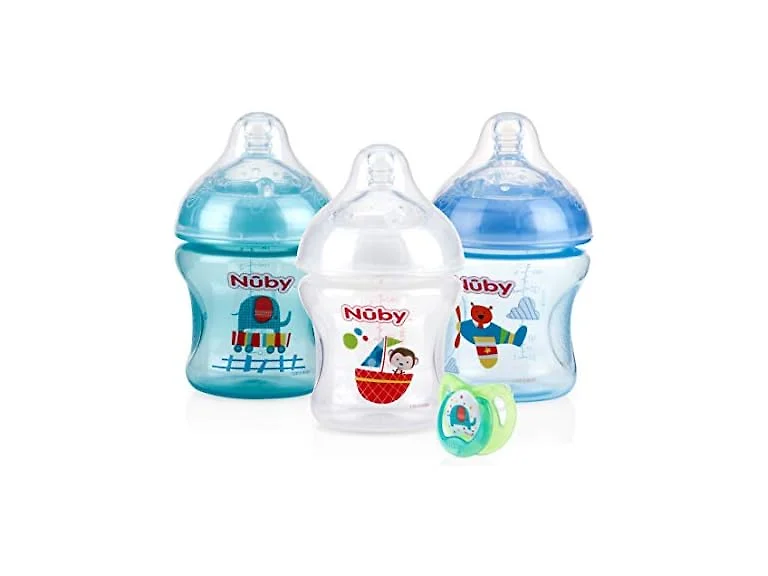 Nuby Natural Touch 3 Pack Bottles