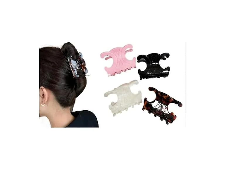 Generic Elegant Butterfly Hair Clip Pink