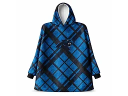Pegasus FWD-PEG-NFL-6PNT NFL Team Cozy Sherpa Hoodie - OSFM Carolina Panthers 