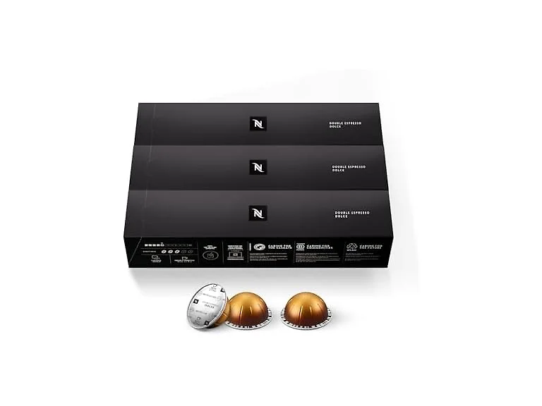 Nespresso Vertuo, Double Espresso Dolce, 60-Ct