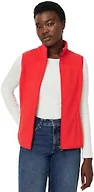 Amazon Essentials Women's Regular-Fit Sleeveless Polar Soft Fleece Vest, Bright Poppy Red, Large