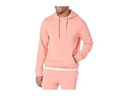 Amazon Essentials Men's Lightweight Long-Sleeve French Terry Hoodie, Peach, X-Small
