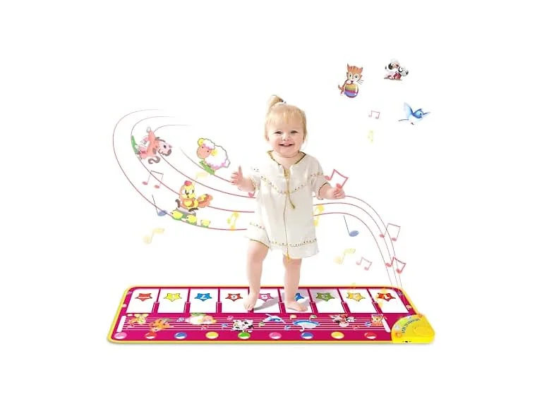 Musical Dancing Toddler Piano Mat- Purple