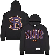 Bucketsquad Youth X Ultra Game NBA Officially Licensed No Rules Hoodie Sweatshirt, Phoenix Suns, Black, YXL