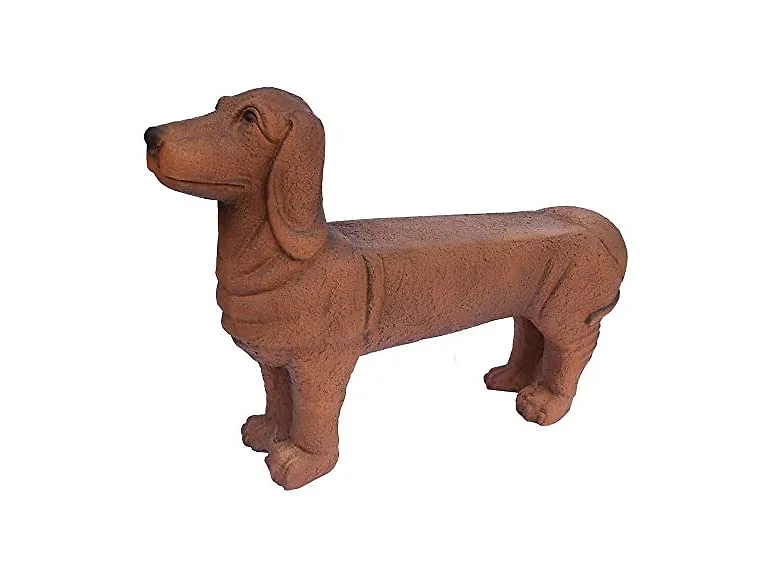 Santa's Workshop Inc. 32" Coldcast Dachshund Bench
