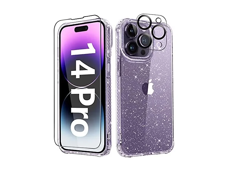 MIODIK for iPhone 14 Pro Case Clear