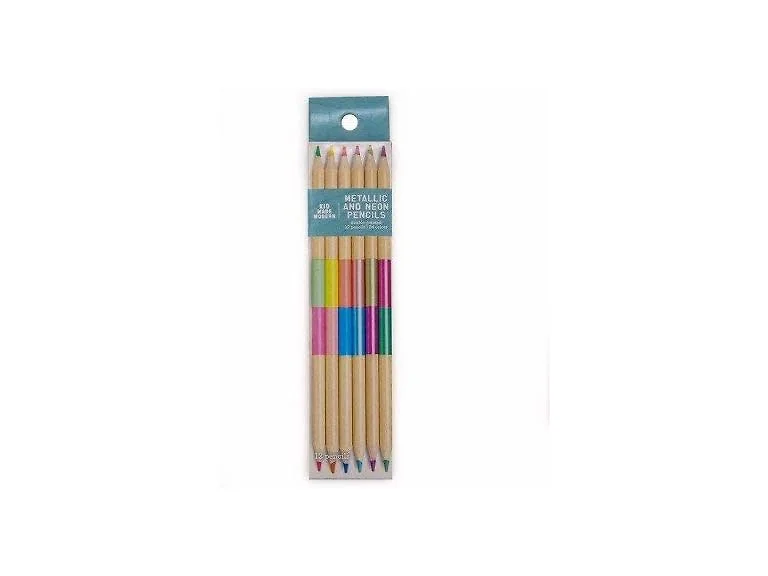Kid Made Modern174; Colored Pencils Double-Pointed 12ct
