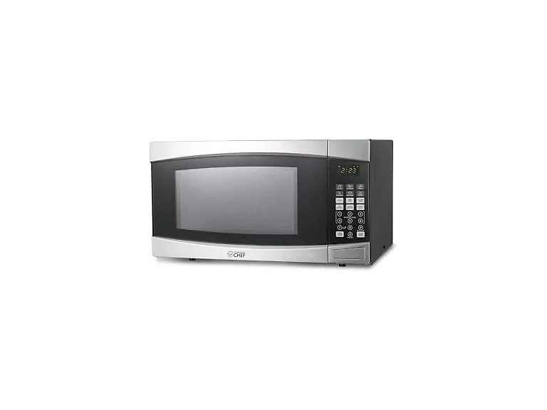 COMMERCIAL CHEF Stainless Steel 1.4 Cubic Foot Microwave