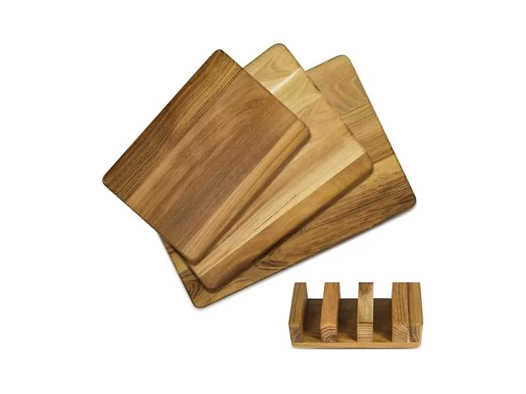 Teak Cutting Boards Set