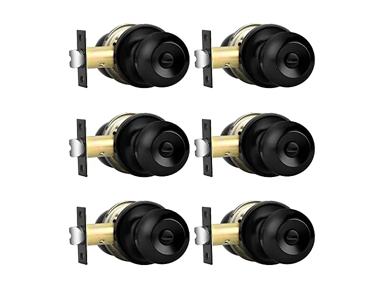 Probrico 6 Pack Privacy Door Knobs