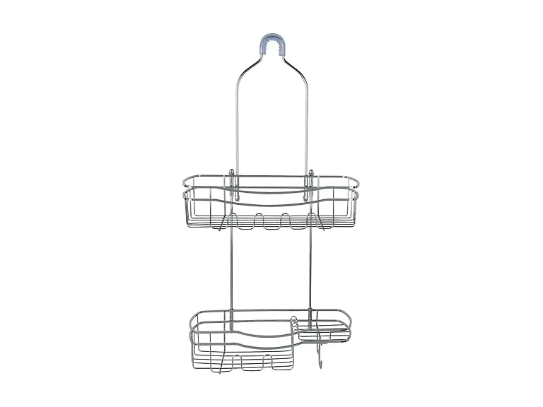 Bath Bliss Ultimate Adhesive Shower Caddy in Chrome