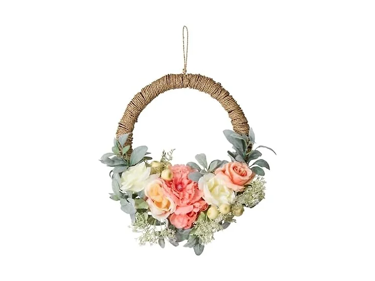 National Tree Company 20" Artificial Spring Hoop Wreath