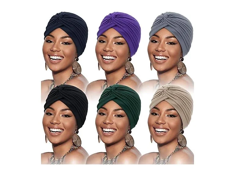 6 Pieces Turbans for Women