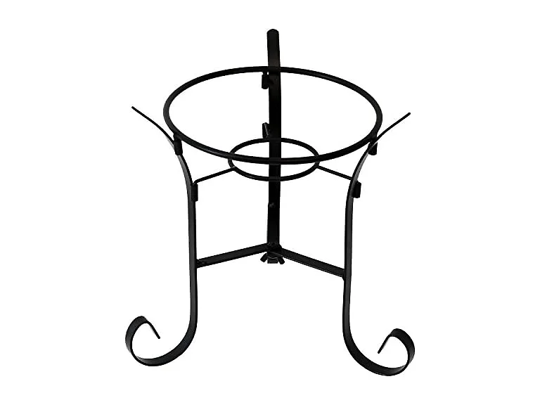 Sunnydaze Black Steel Gazing Ball Stand