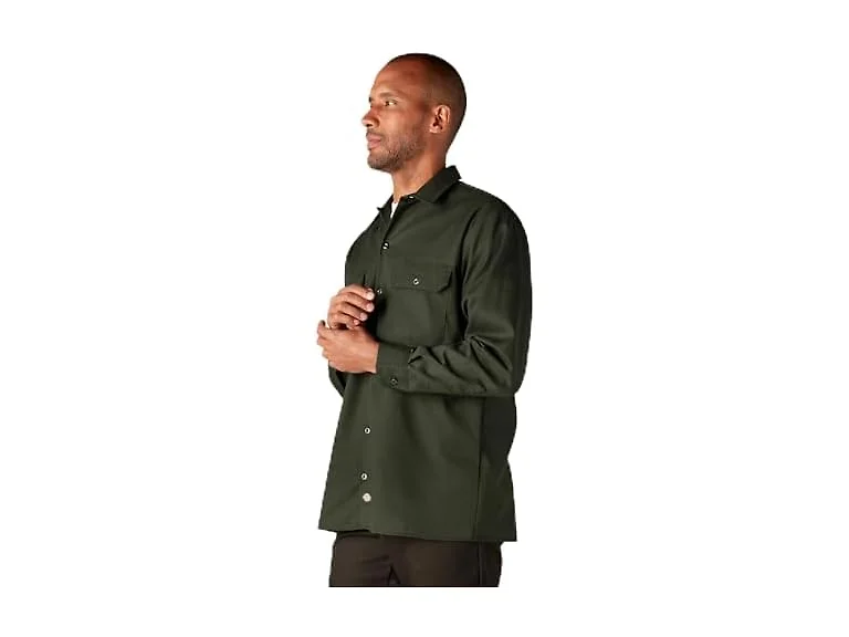 Dickies Men (S) Long Sleeve Work Shirt