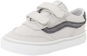 Vans Kids' Brooklyn LS V Shoe, Shimmer Lunar Rock, 4.5