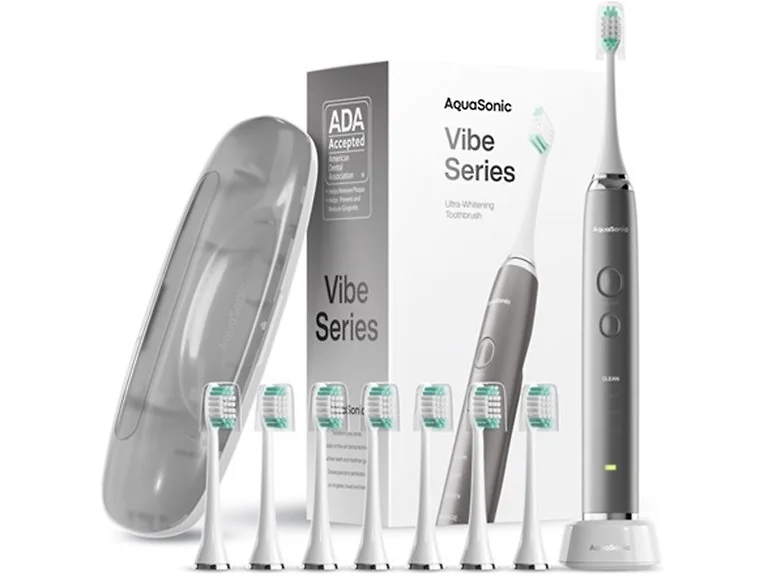 AquaSonic Vibe Whitening Toothbrush Charcoal