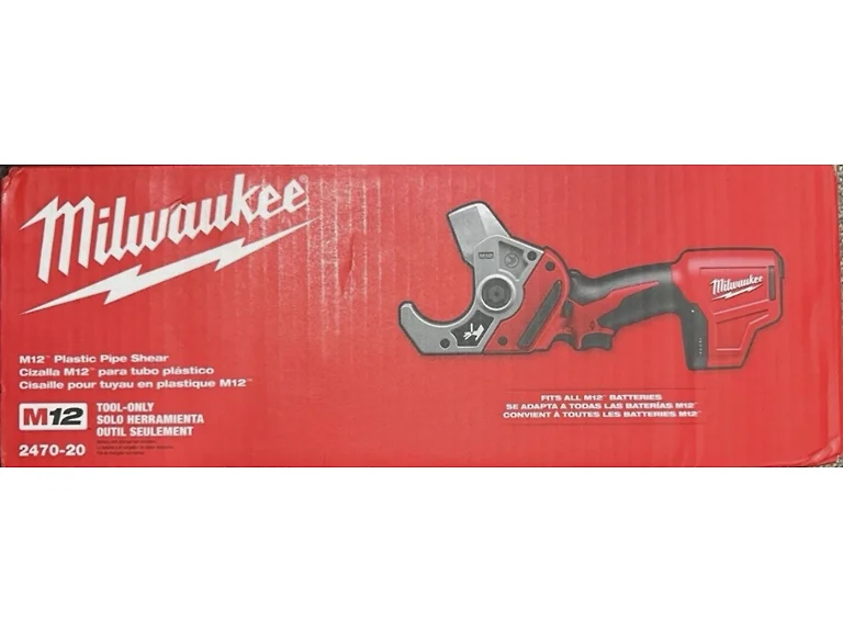 Milwaukee 2470-20 M12 12V PVC Pipe Shear
