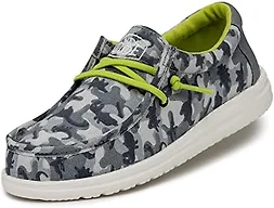 Hey Dude Kids Shoes, Wally Youth Camodino, Blue, 38