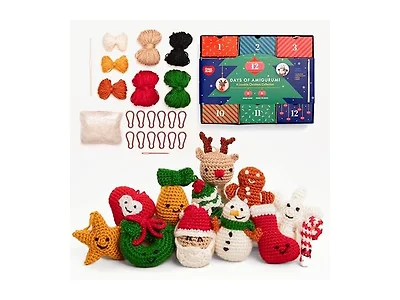 Red Heart Advent Calendar Multi Color Yarn