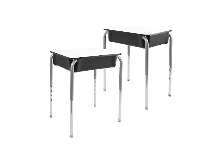 FDP 18" x 24" Belly Curve Classroom Open Front Desk Whiteboard